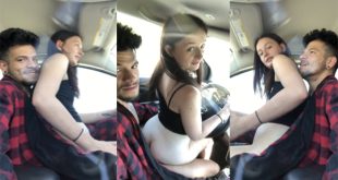 Young Mummy Rides Boyfriend While He Drives Truck