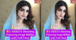 Famous Paki Tiktoker Latest Most Exclusive – Viral Stuff Total Showing Pressing Huge Boobs with Full Face