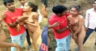 Outdoor Caught Sex With Fuor Boys